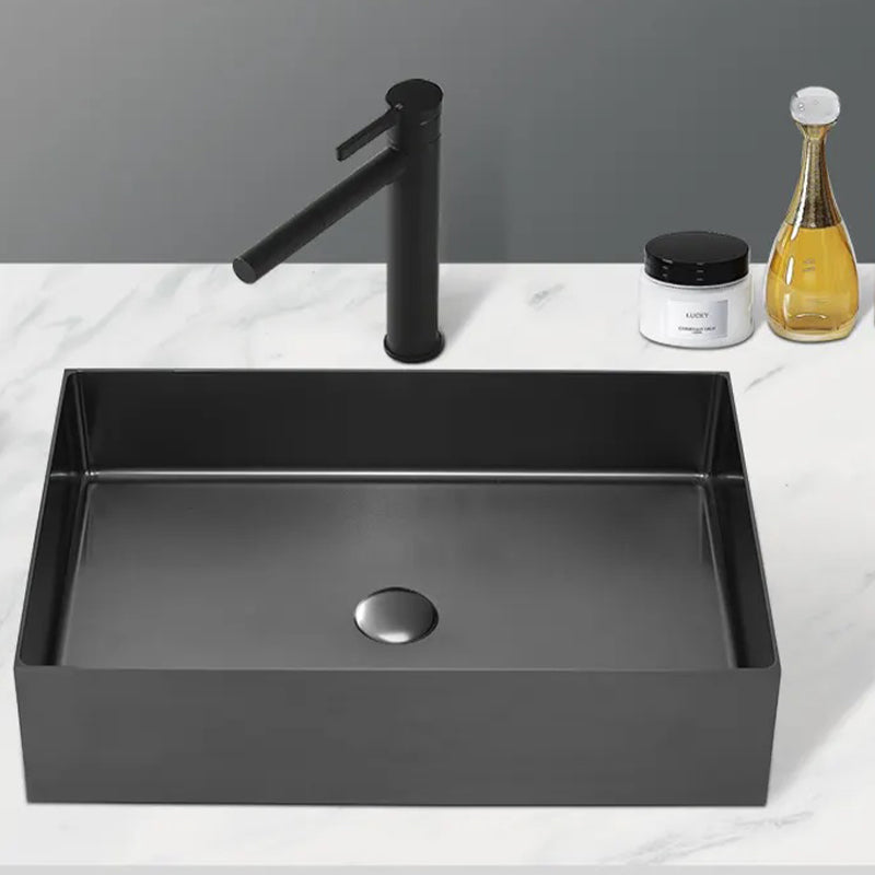 Cora Rectangular Stainless Steel Wash Basin