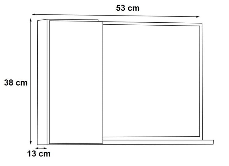 Alto Wood 360 Bathroom Cabinet Mirror