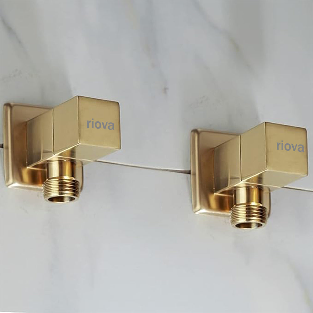 Riova Angle Valve Square Brass