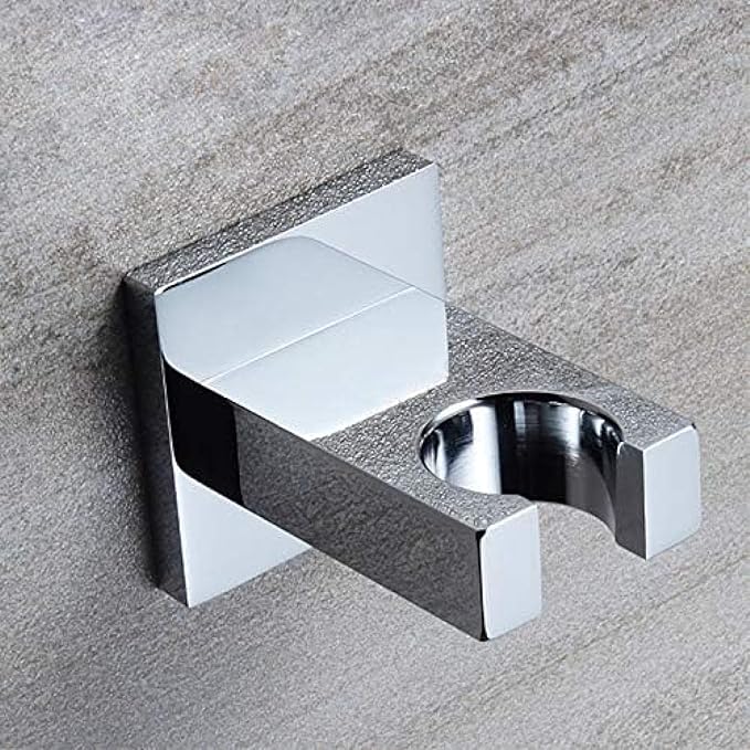 Devario Premio Shower Outlet Elbow With Holder Square Brass