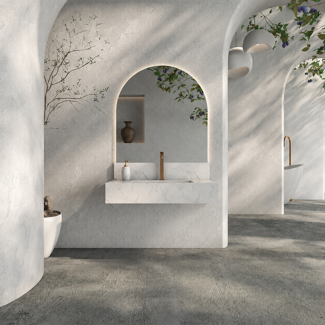 Orquidea 60 Wooden Bathroom Vanity - Bali Basin