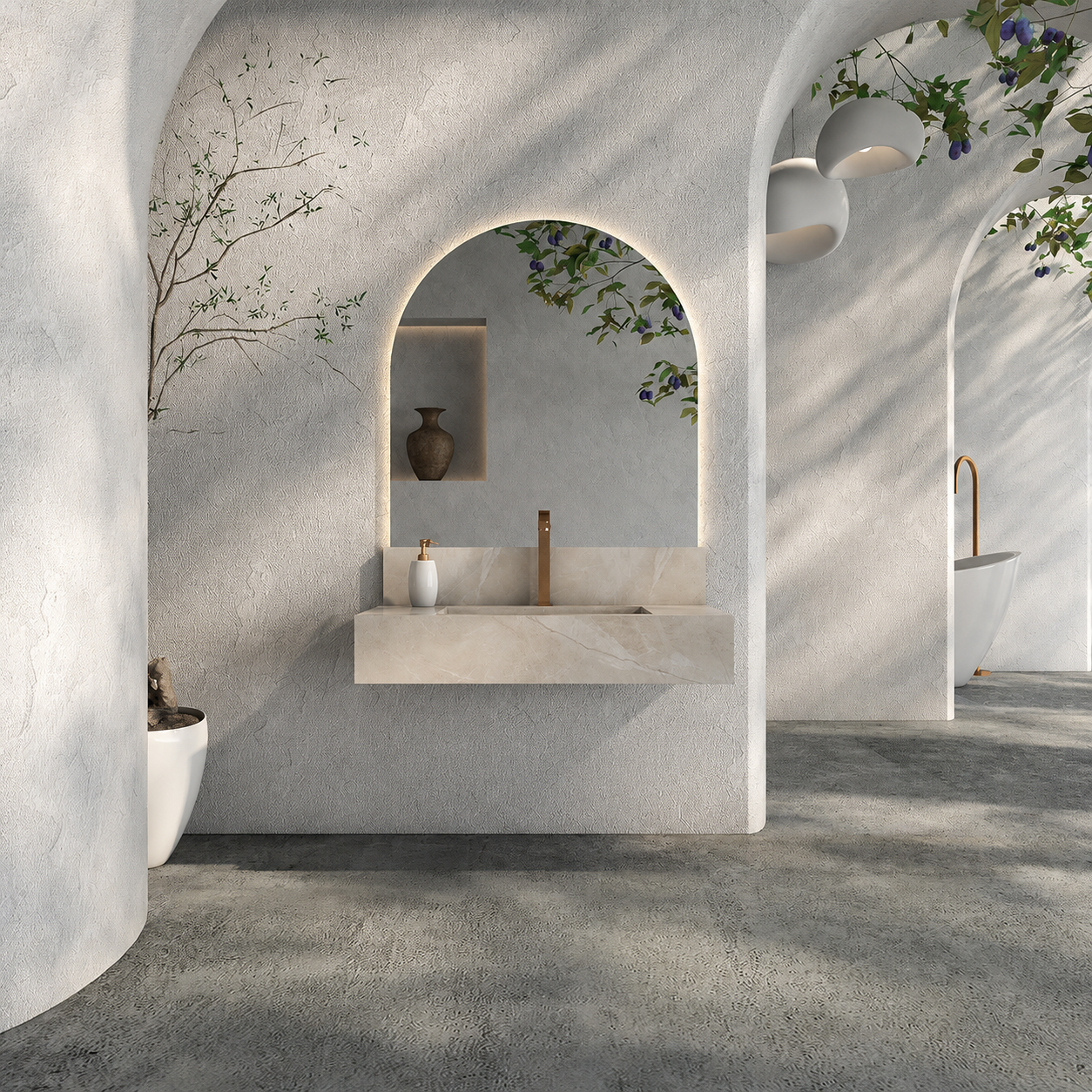 Orquidea 60 Wooden Bathroom Vanity - Bali Basin