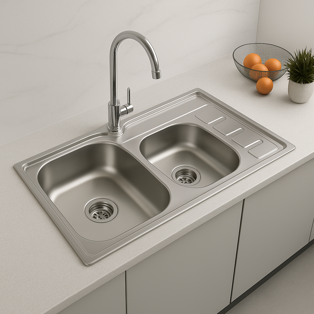 Sillago Hermia Double Bowl With Side Kitchen Sink