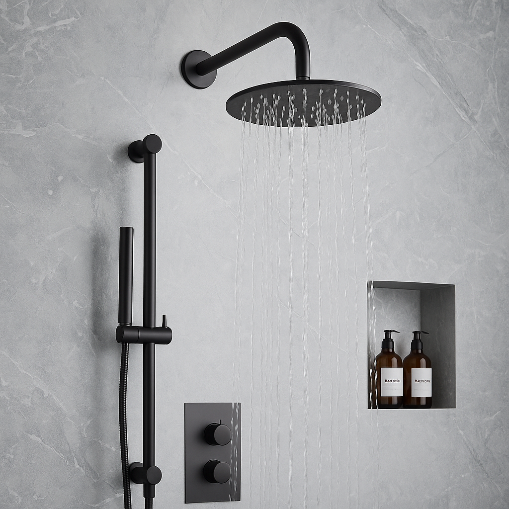 Devario Premio Shower Head Round -40cm
