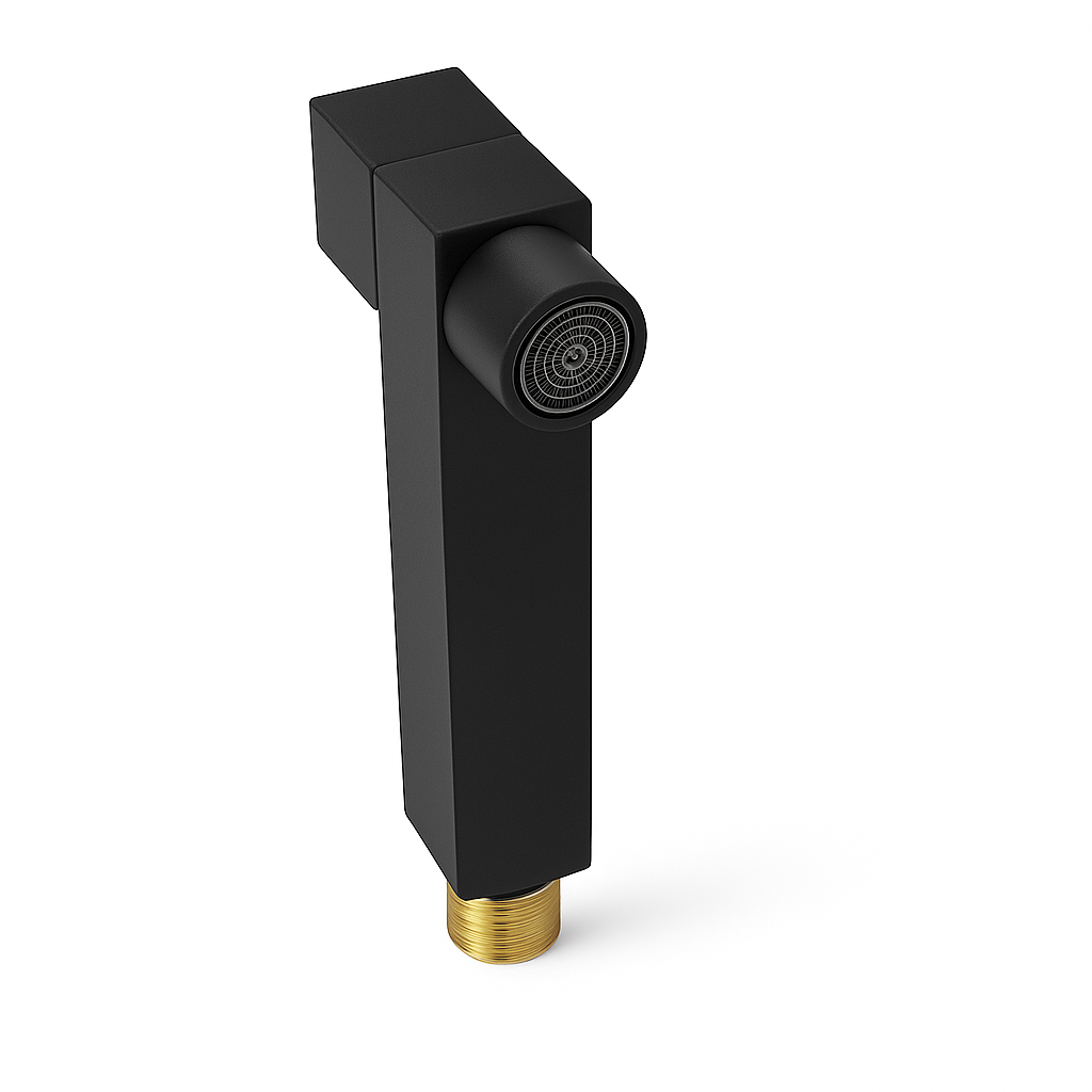 Riova Square Spout With Valve Brass