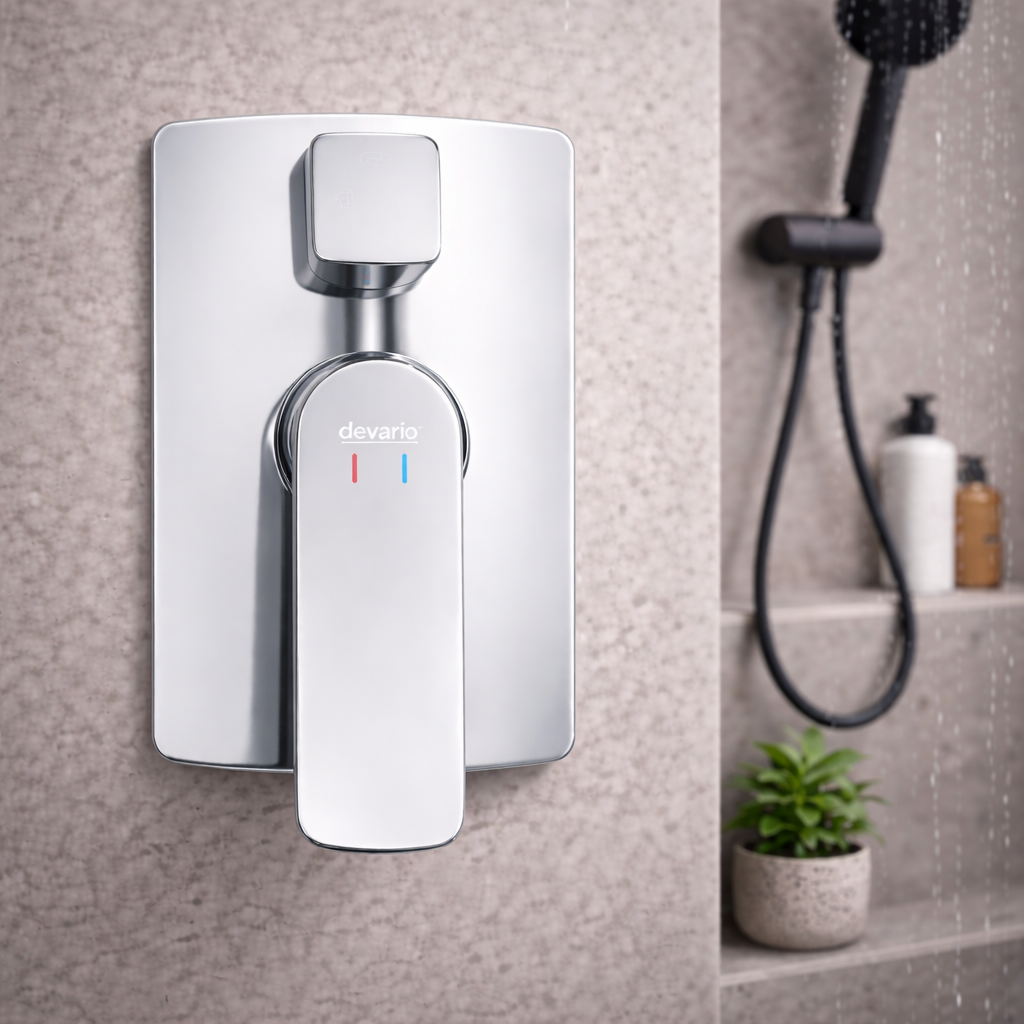 Fabro Shower Mixer With Diverter Brass