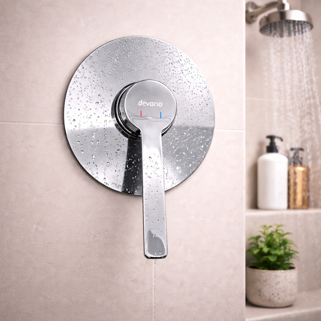Novara Shower Mixer Brass