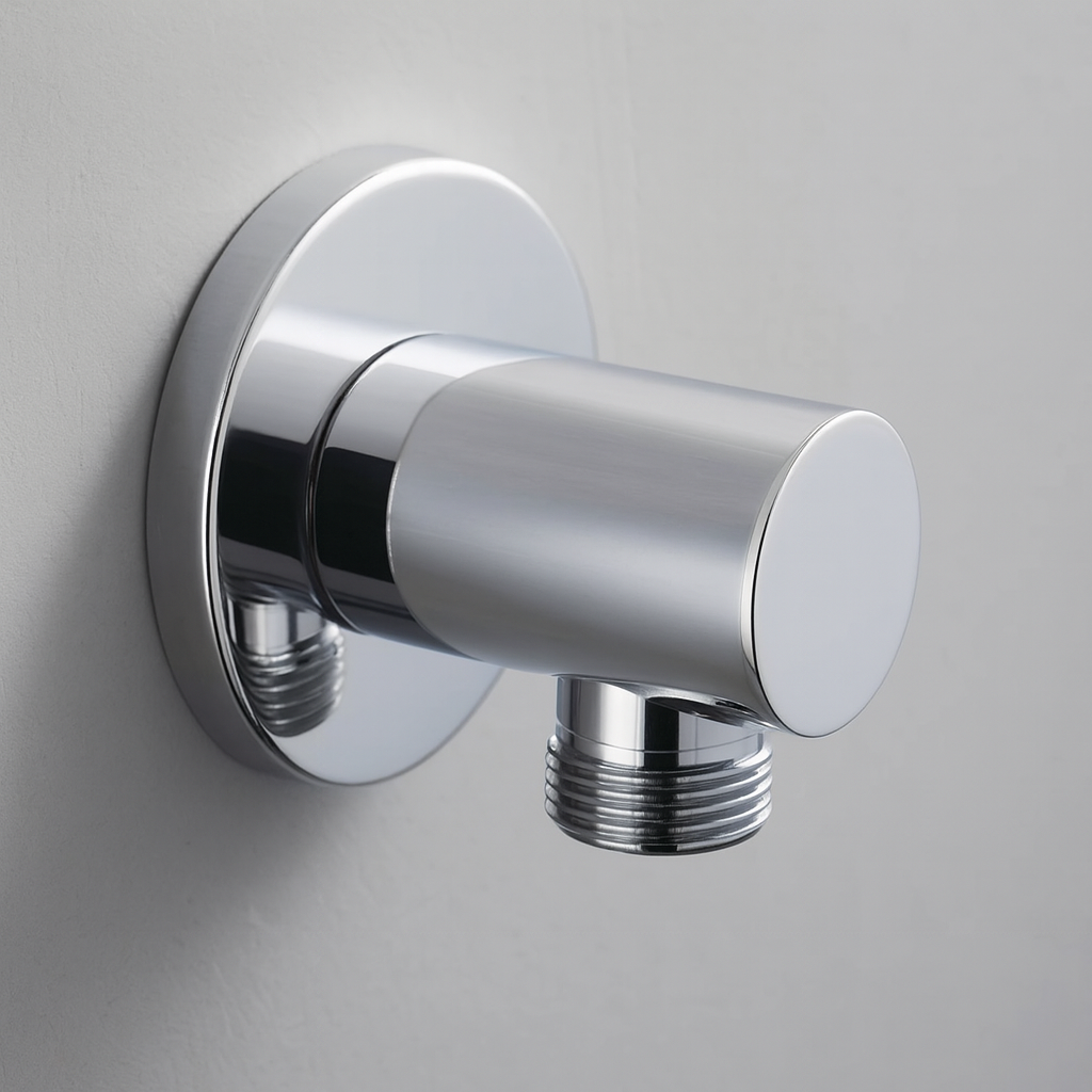 Devario Premio Shower Outlet Elbow Round Brass