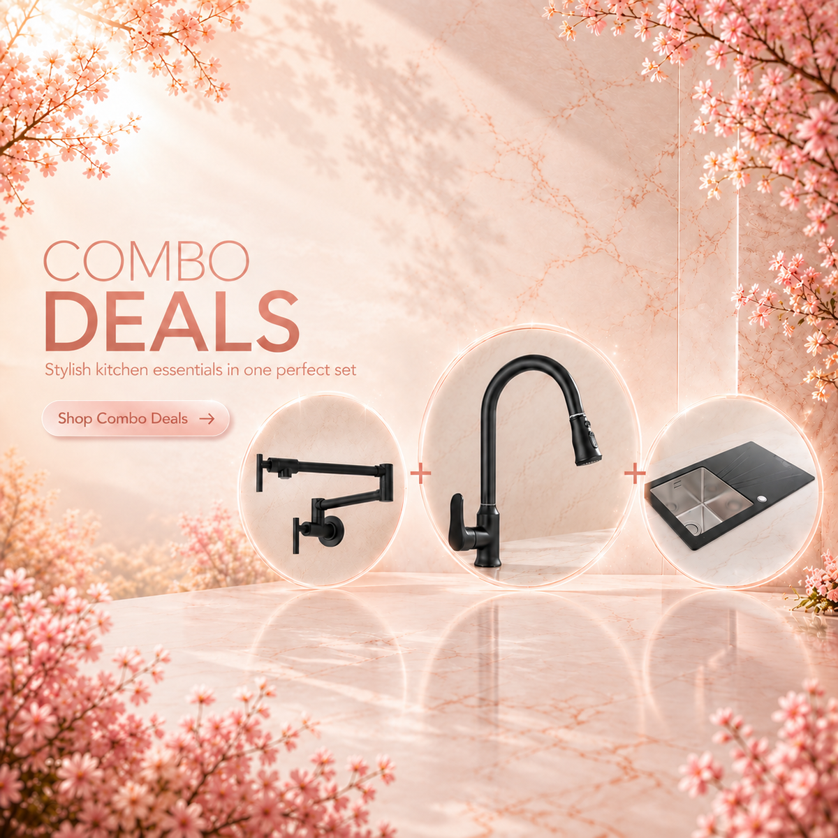 The Tranquil Luxe Kitchen Trio