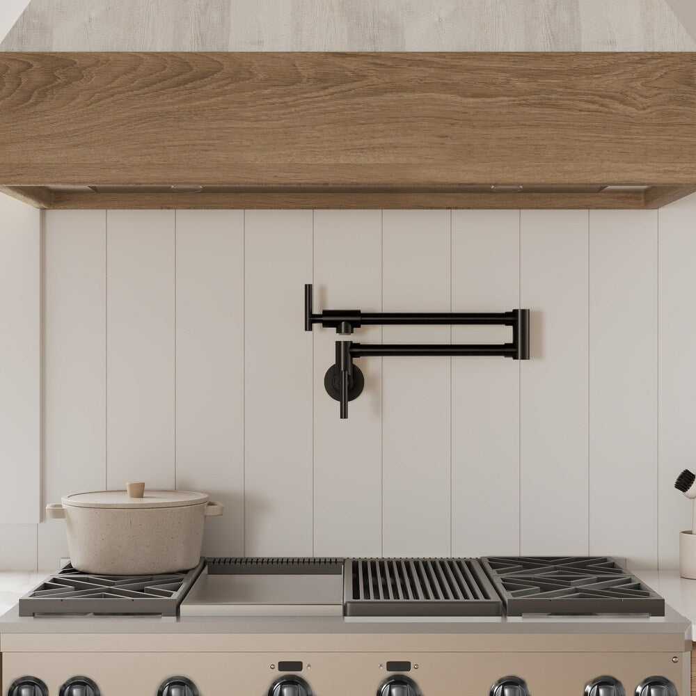 Opaline Wall Mount Pot Filler Faucet