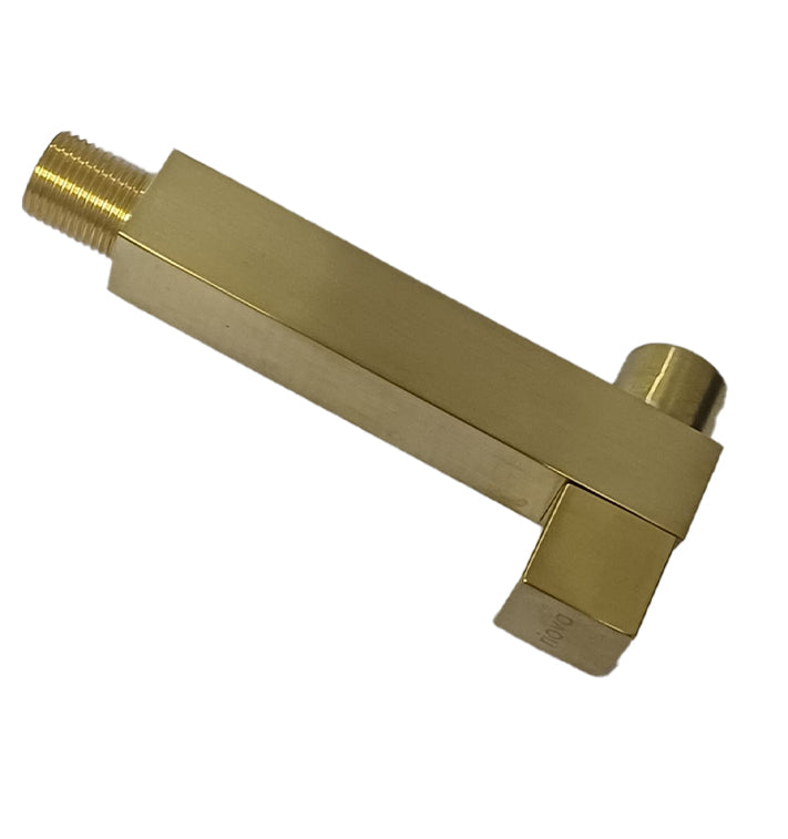 Riova Square Spout With Valve Brass