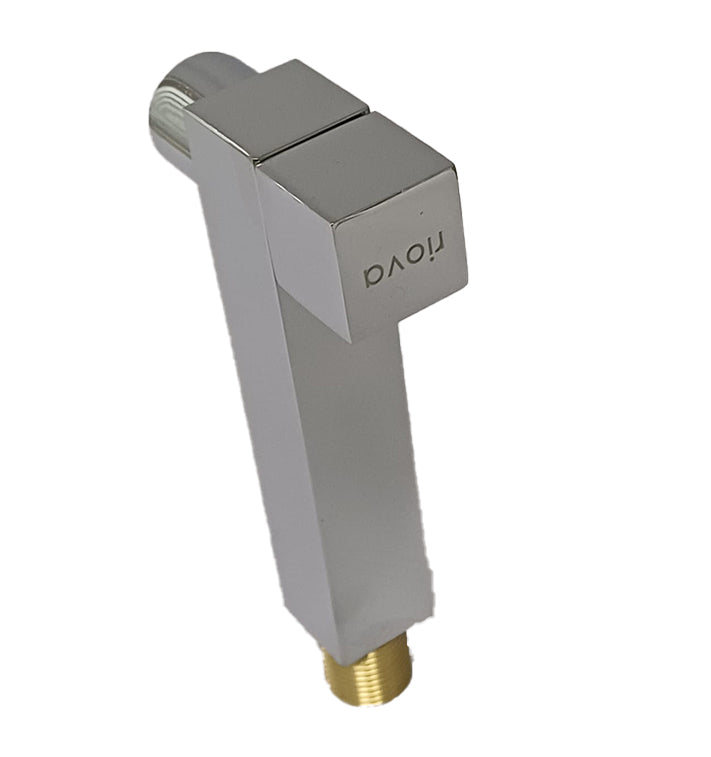 Riova Square Spout With Valve Brass