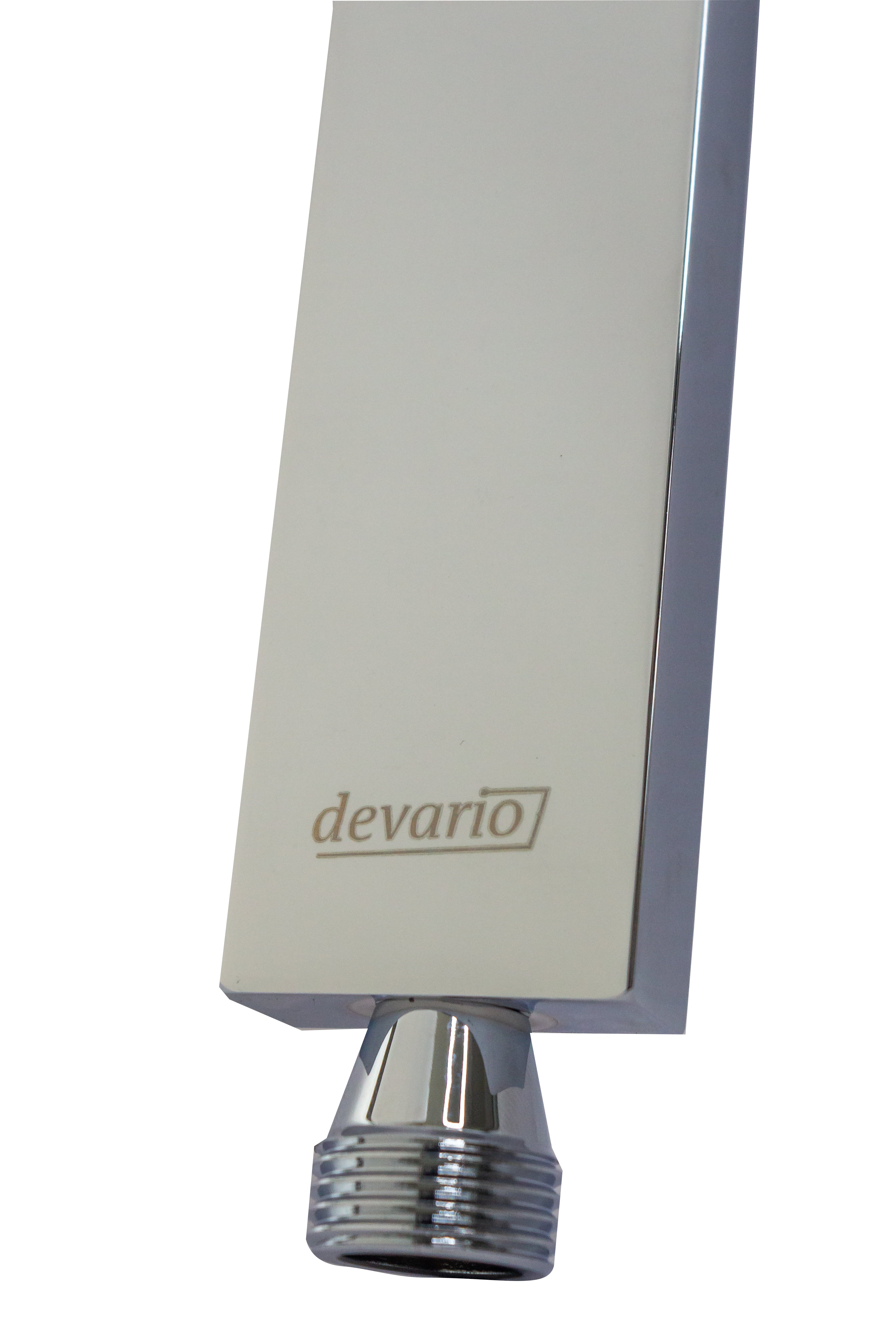 Devario Premio Shower Handle Square Curved Brass