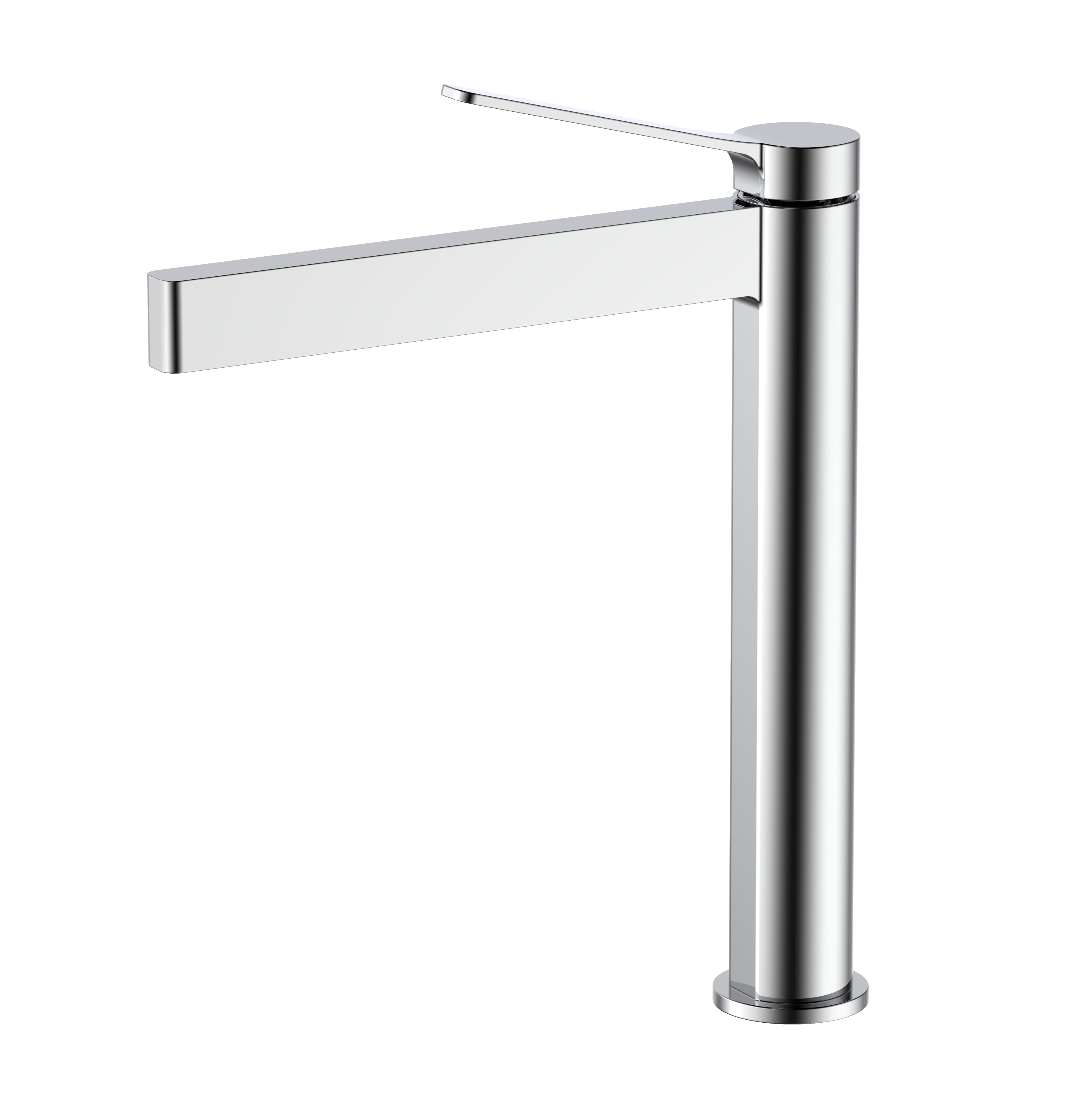 Novara Tall Basin Mixer Brass