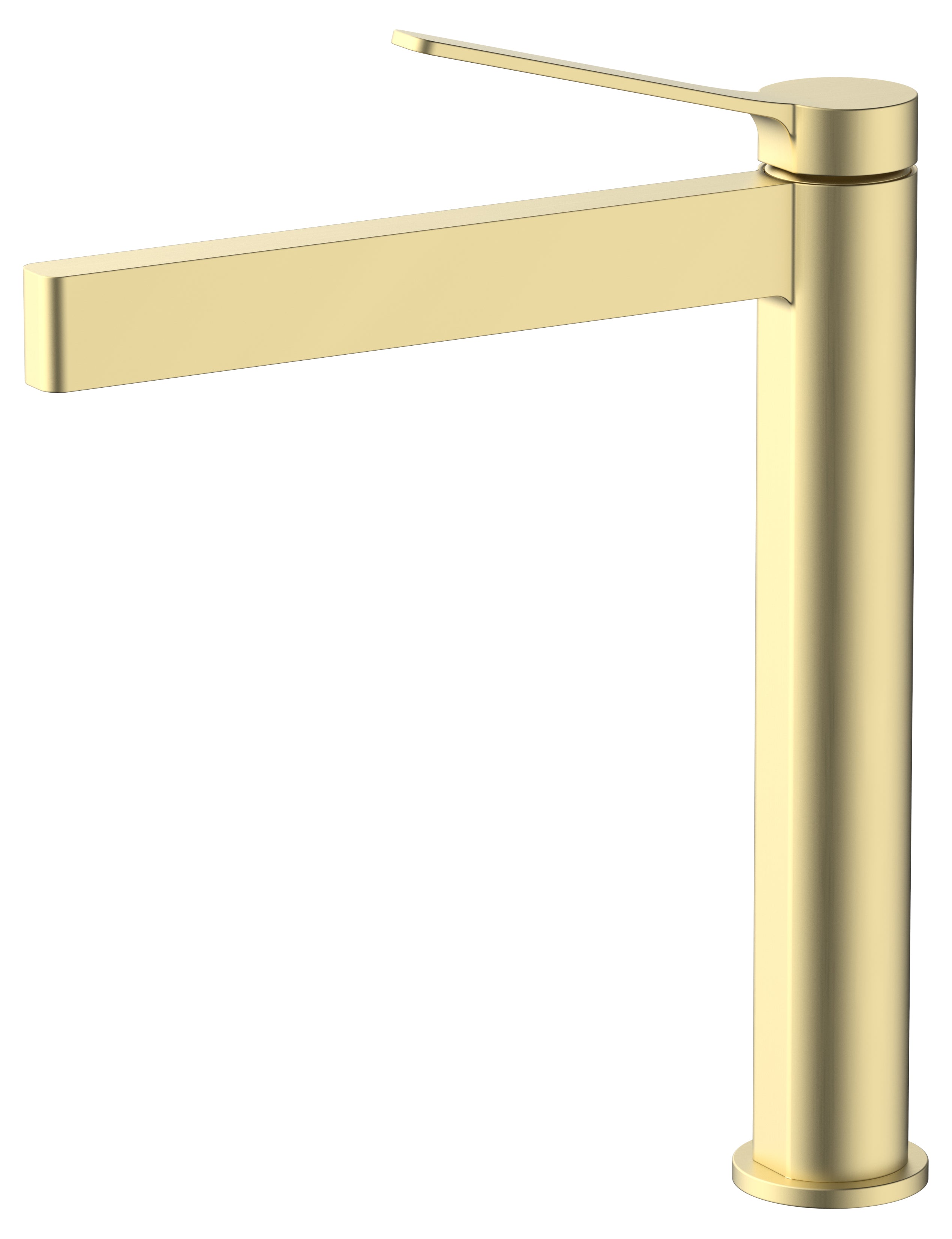 Novara Tall Basin Mixer Brass