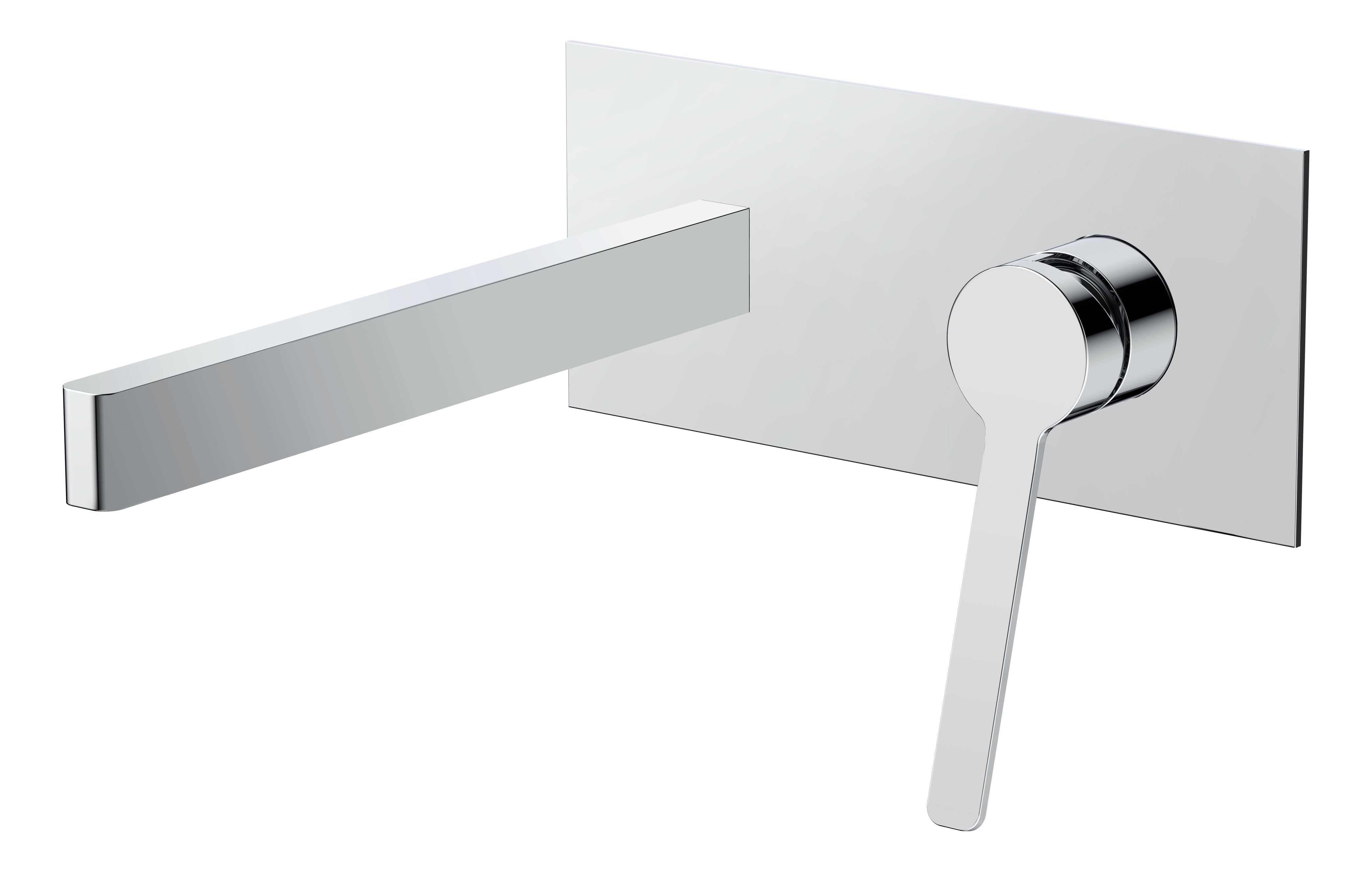 Novara Wall Basin Mixer Brass