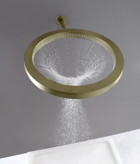Mercutio Ring Hollow Shape Stainless Steel Shower Head