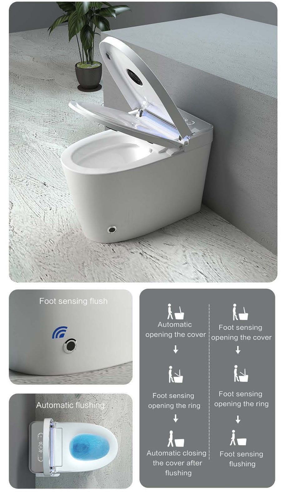 Lorah Smart Intelligent Toilet – Parent-Child UV Edition