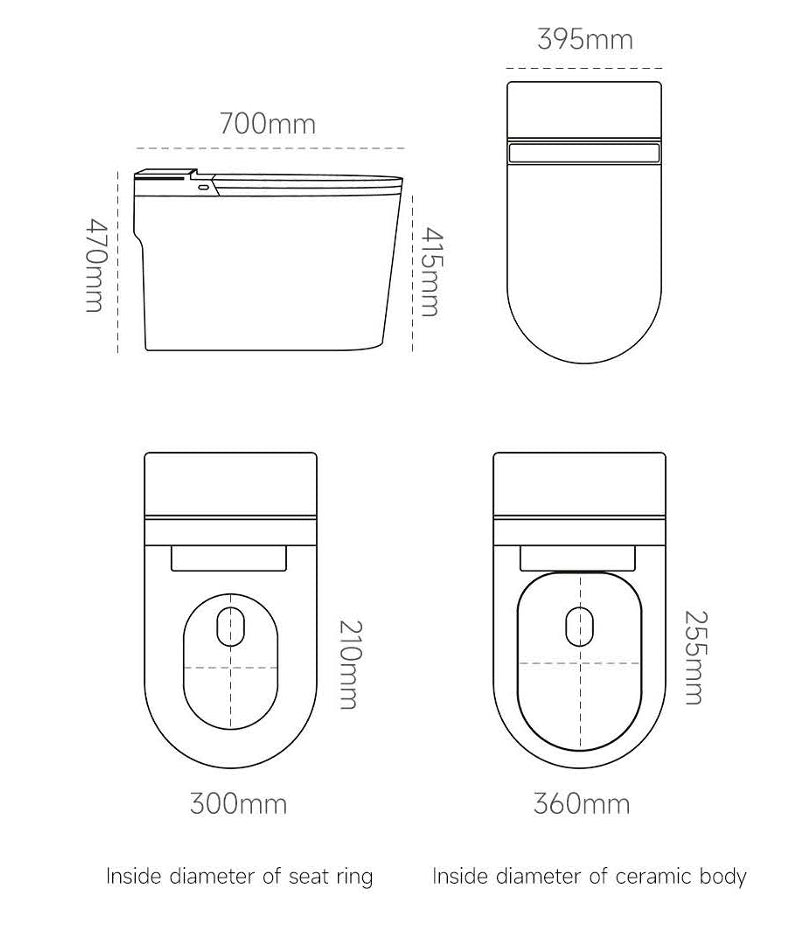 Maverick Smart Intelligent Toilet – Plasma Sterilization