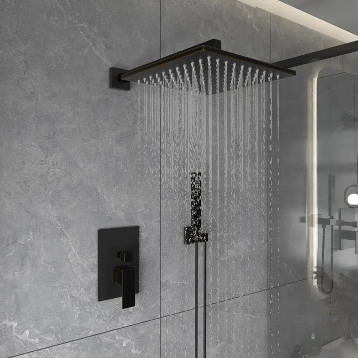 Riova Shower Mixer With Diverter Brass