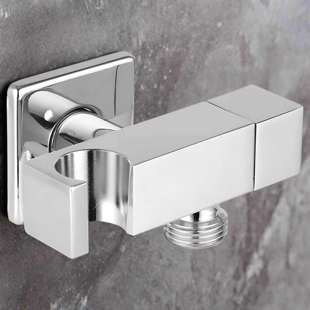 Devario Premio Angle Valve Square With Bracket Brass