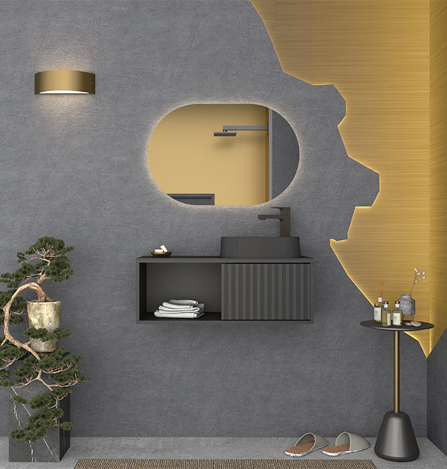 Lugo Wooden Bathroom Vanity With Libra Basin