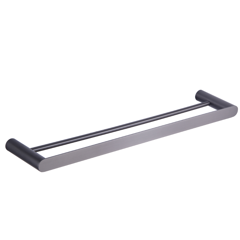 Devario Premio Double Towel Rail Round