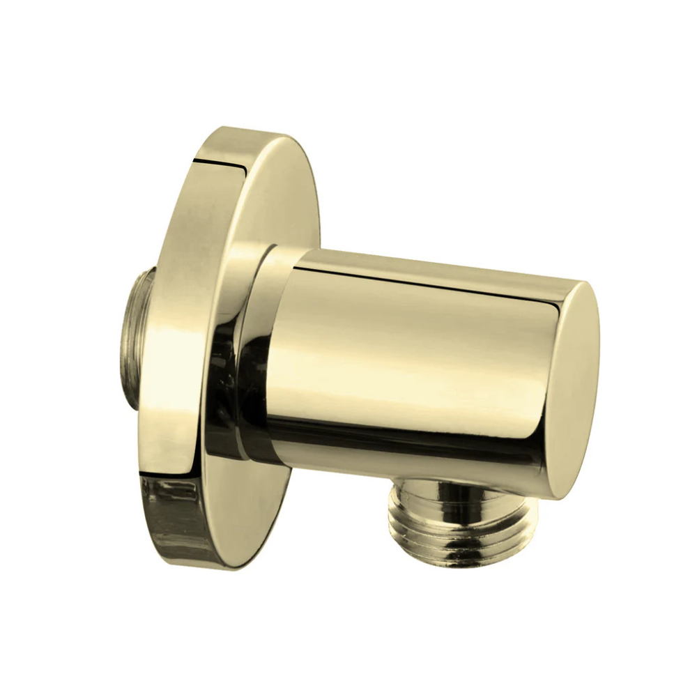 Devario Premio Shower Outlet Elbow Round Brass