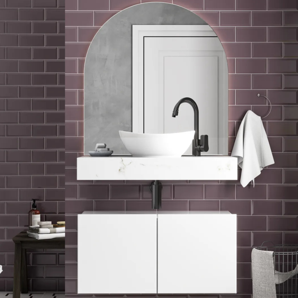 Peri 80cm Porcelain Sink Countertop