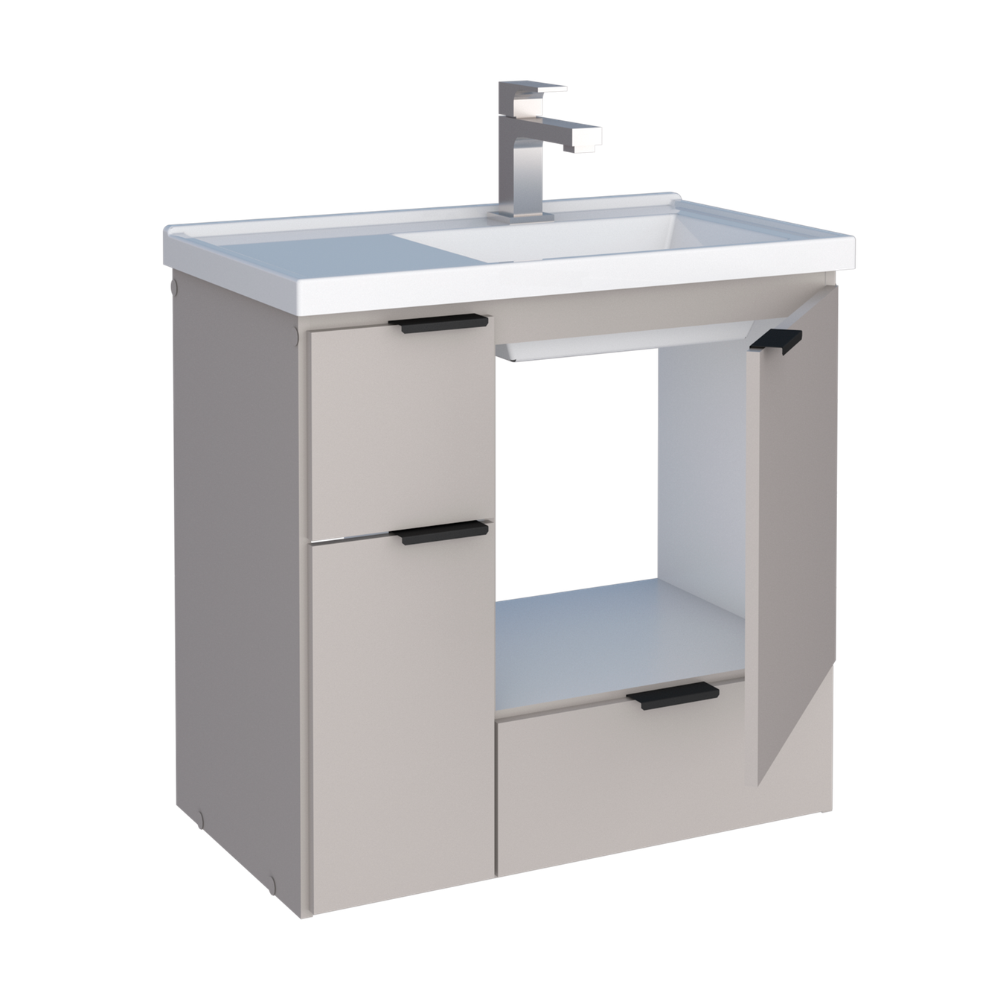 Orquídea Wooden Bathroom Vanity 60cm