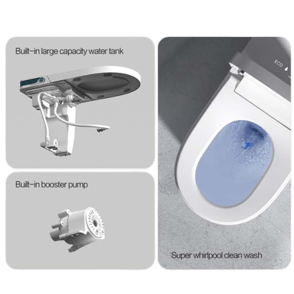 Harlem Ceramic Smart Toilet – Intelligent Comfort & Hygiene