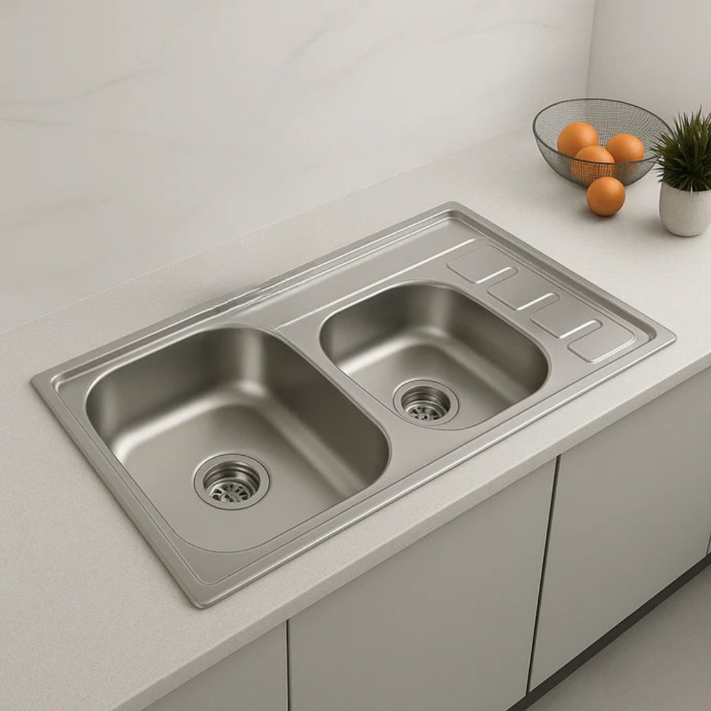 Sillago Hermia Double Bowl With Side Kitchen Sink