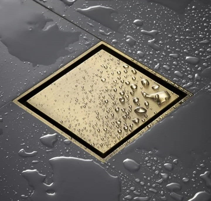 Devario Premio Shower Channel Solid Plate (Square) 100mm
