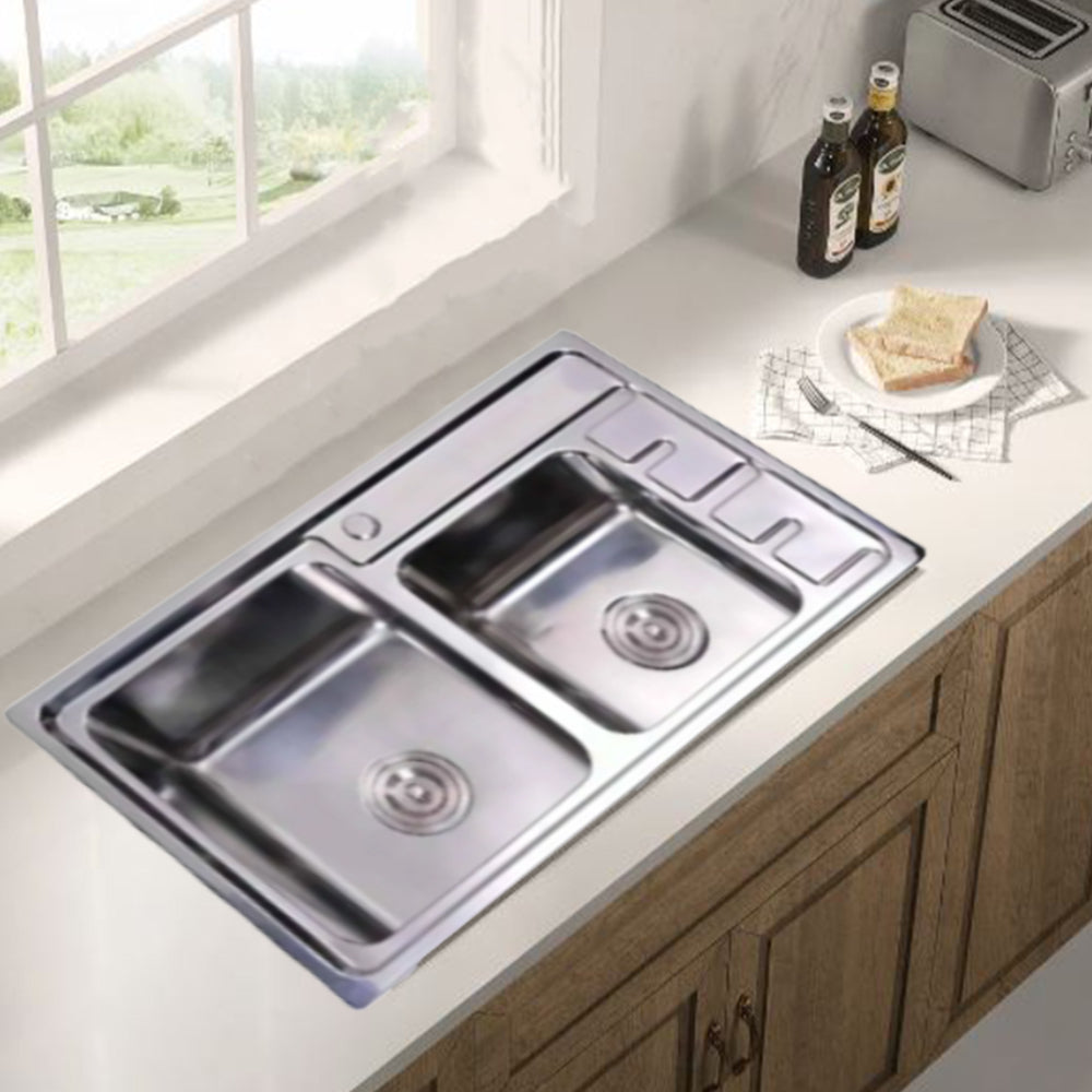 Sillago Proculo Double Bowl Steel Sink