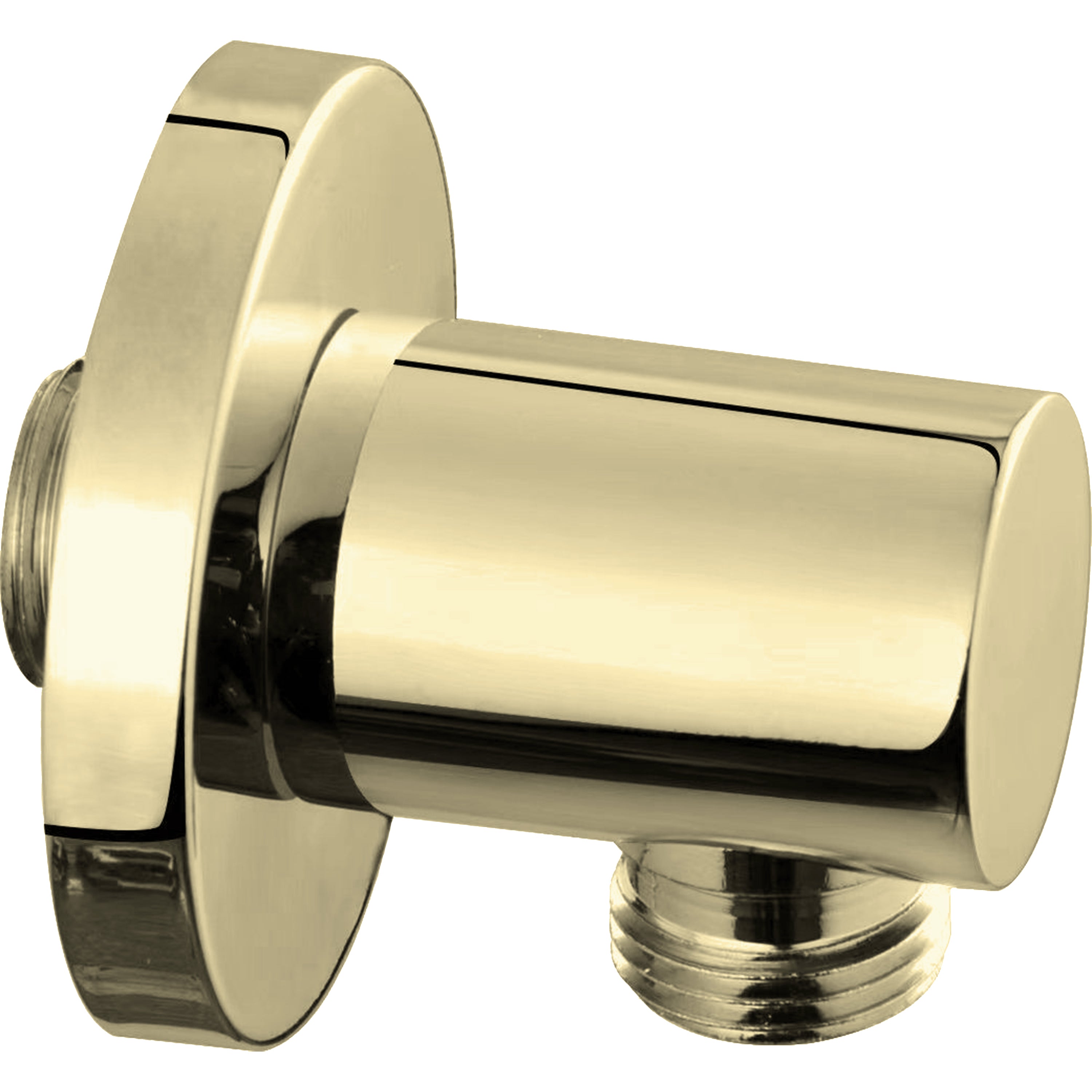 Devario Premio Shower Outlet Elbow Round Brass