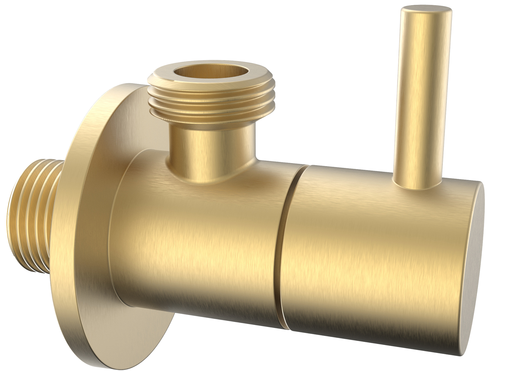 Devario Premio Angle Valve Round Brass HQ