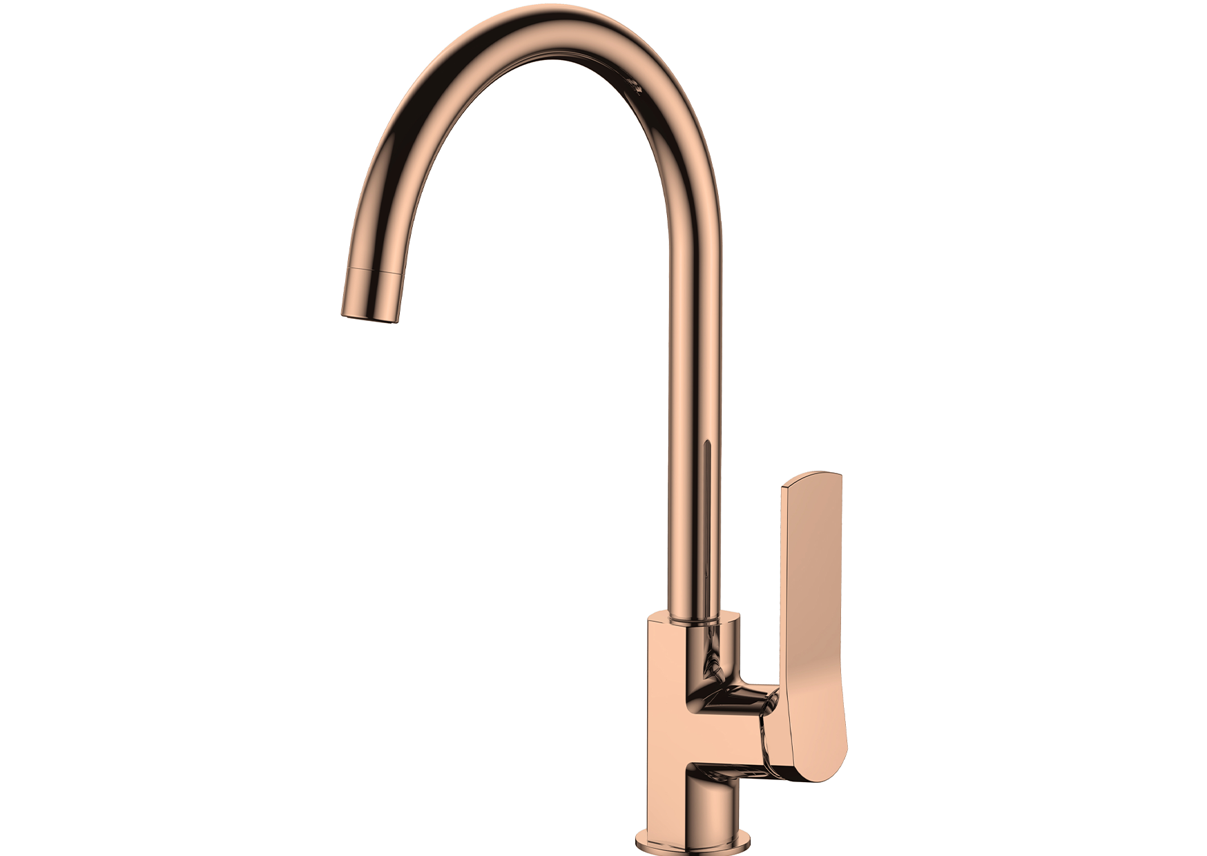 Verona Kitchen Mixer Deck Brass