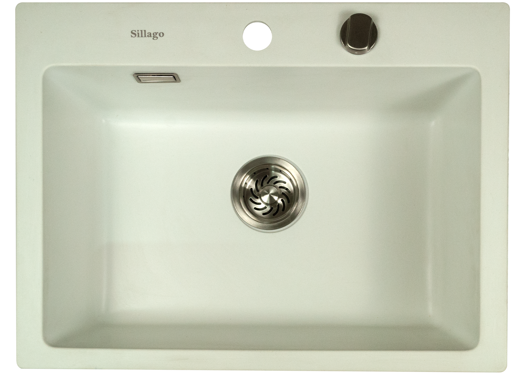 Quinn Small Bowl Quartz Kitchen Sink- White