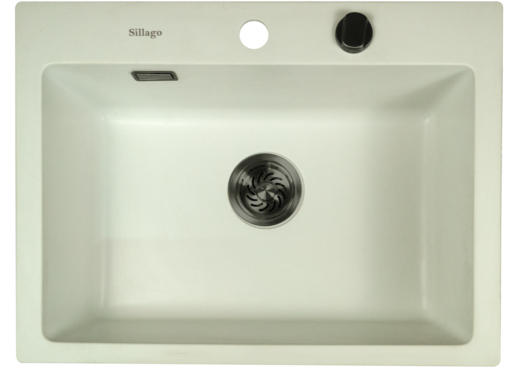 Quinn Small Bowl Quartz Kitchen Sink- White