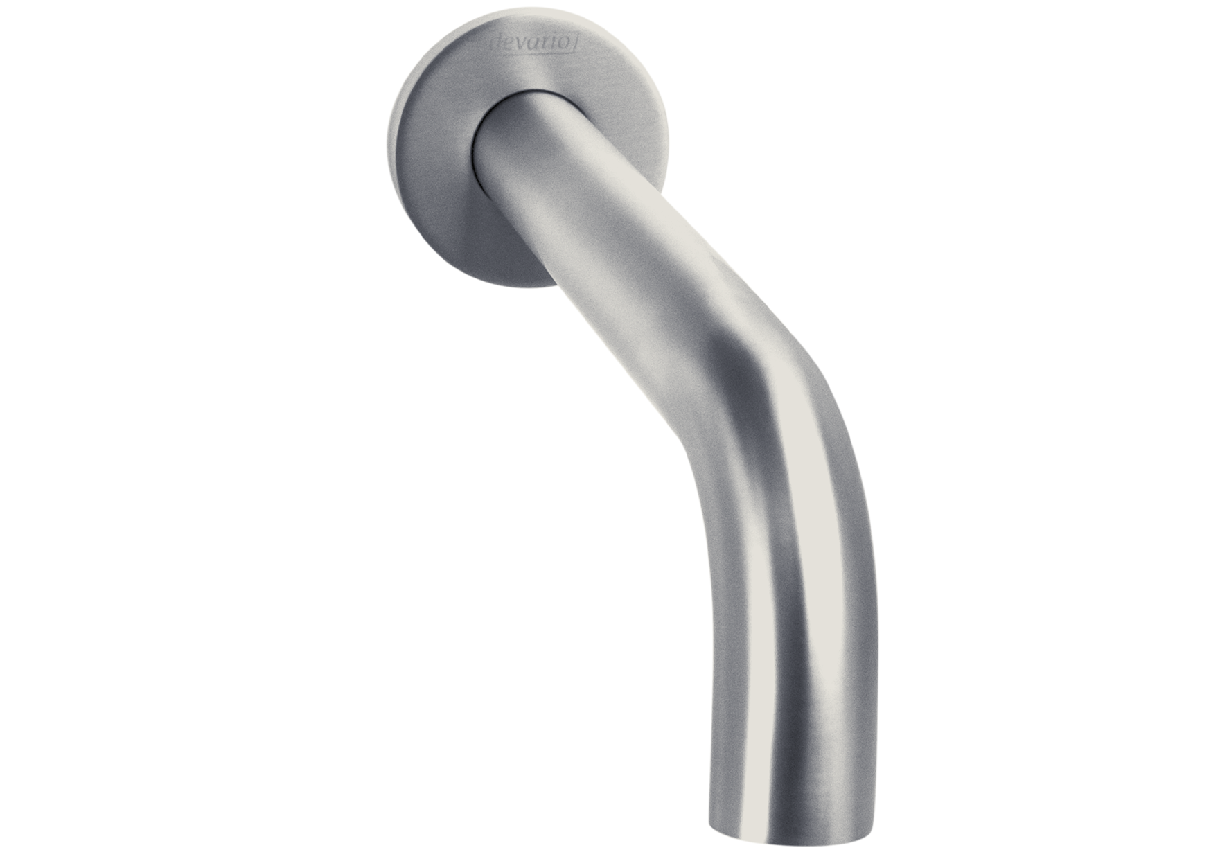 Devario Premio Round Wall Spout 24*200mm Brass