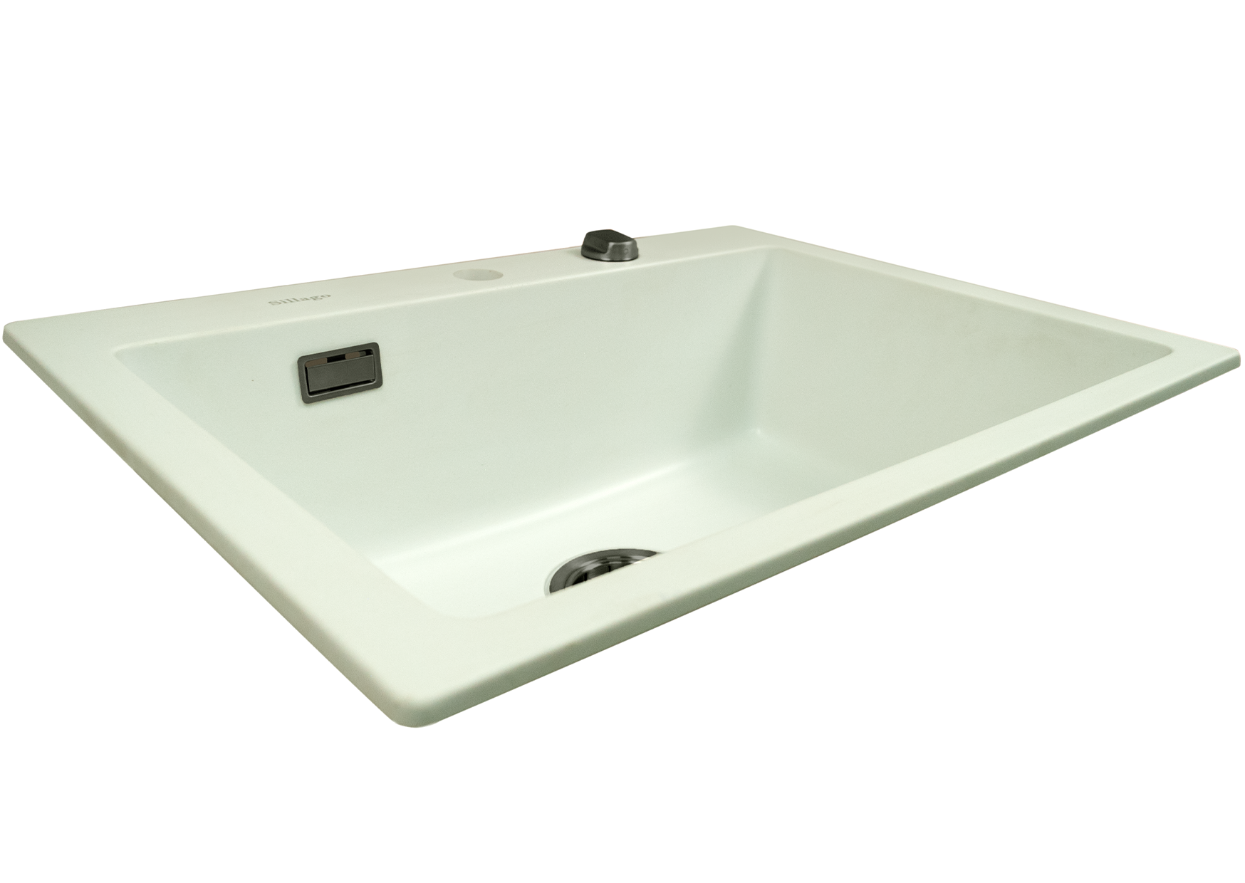 Quinn Small Bowl Quartz Kitchen Sink- White