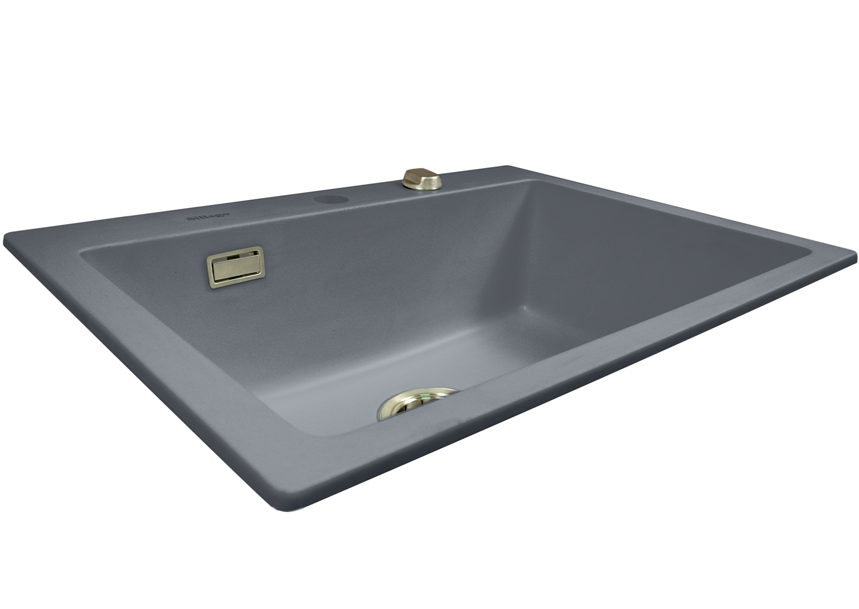 Quinn Small Bowl Quartz Kitchen Sink- Grey