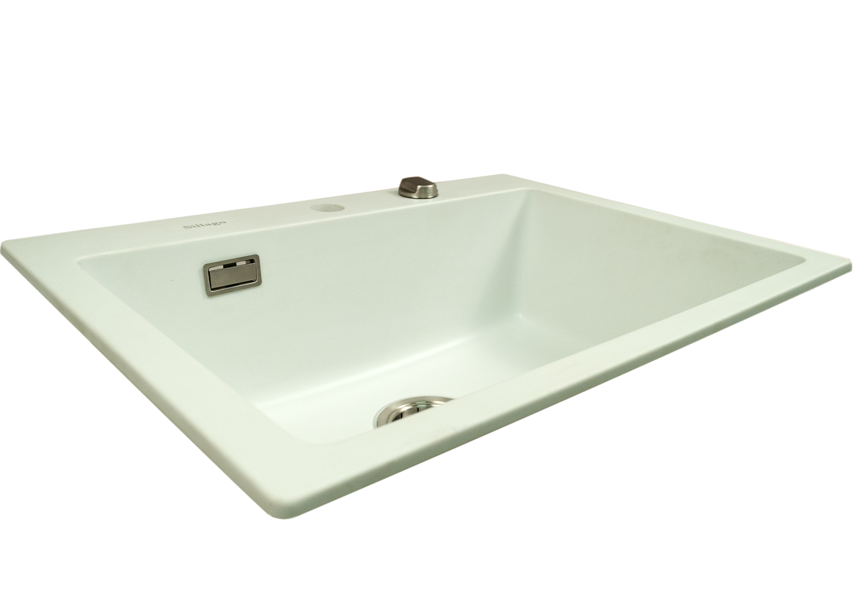 Quinn Small Bowl Quartz Kitchen Sink- White