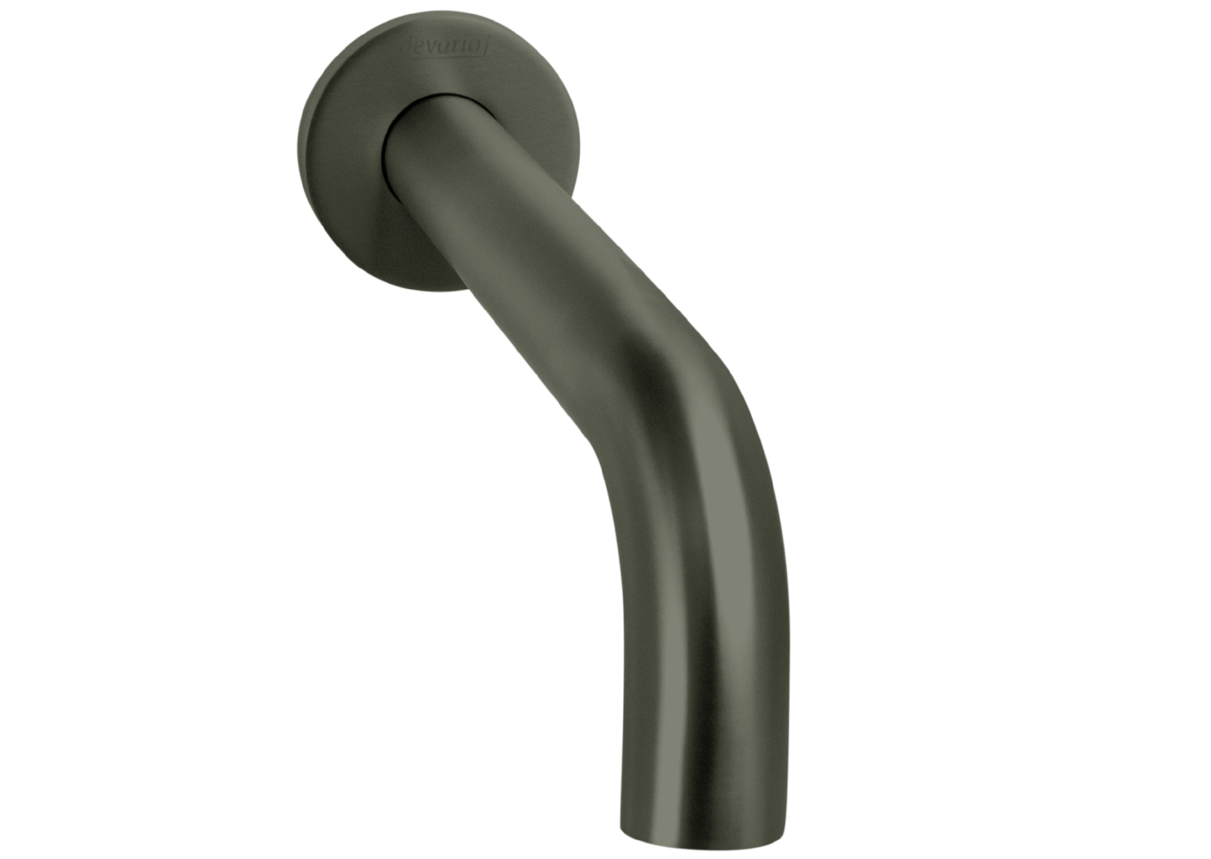 Devario Premio Round Wall Spout 24*200mm Brass